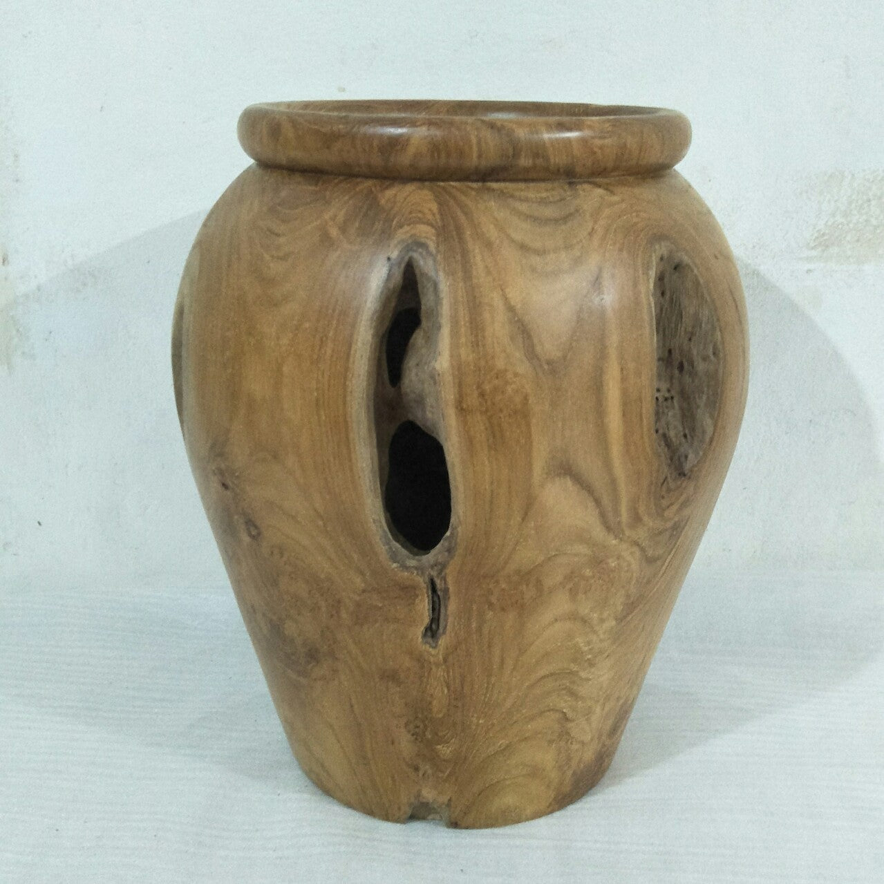 Teak Root Vase - Natural Large