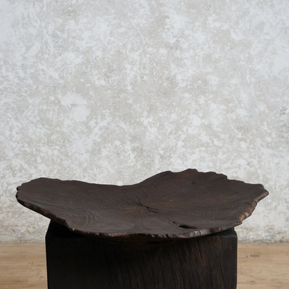 Teak Burle Tray - Chocolate