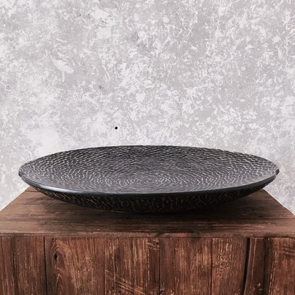 Tapian Oversize Tray - Blackish finish